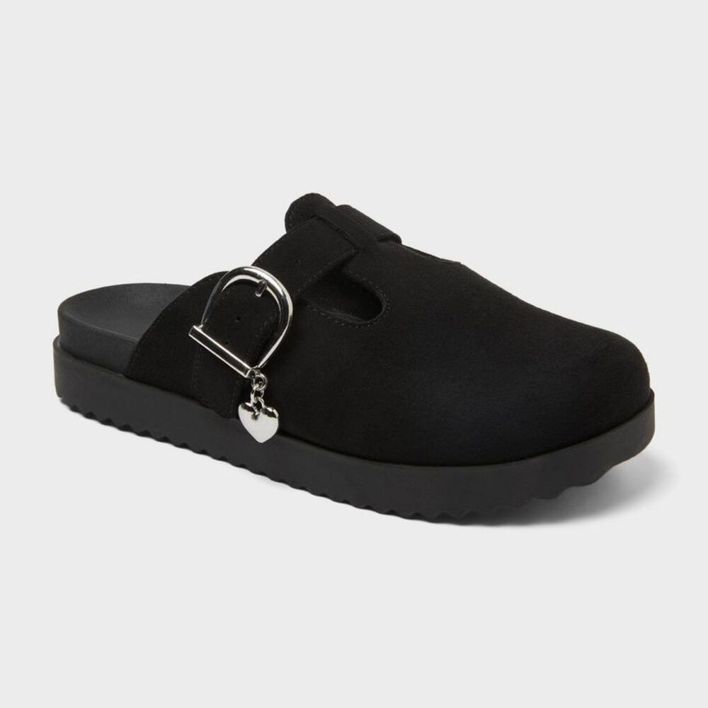 Kids' Deandre T-Strap Clogs - Cat & Jack Black 2
